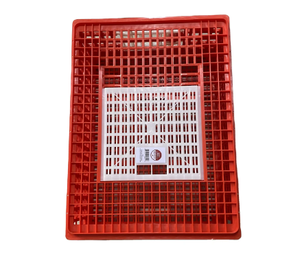 Kanatlı taşıyıcı sandık plastik tavuk taşıma kafesi tavuk taşıyıcı seyahat sandık sepet kutusu için kanatlı kuş ördek kaz kalıp - Product Image 4