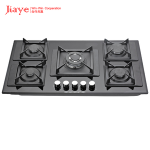 Table de cuisson à gaz 5 brûleurs à flamme précise, en verre trempé encastrable, utilisation multi-scénarios pour usage domestique et commercial - Product Image 6