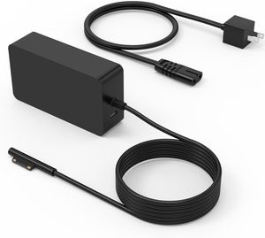 อะแดปเตอร์แล็ปท็อปคุณภาพสูง 102W/127W 15V 8A 5V 1.5A ใช้ได้กับ Microsoft Surface Pro 9 <span class=keywords><strong>8</strong></span> 7/6/5 พร้อมสาย DC - Product Image 1