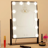 BOYA – miroir cosmétique Led Portable, miroir de maquillage Led éclairé par vanité