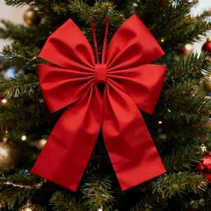 Immobilier grand <span class=keywords><strong>noeud</strong></span> de porte nœud <span class=keywords><strong>ruban</strong></span> décoratif gros arcs rouges nœud papillon pour mariage joyeux noël fête maison porte fête décor - Product Image 3