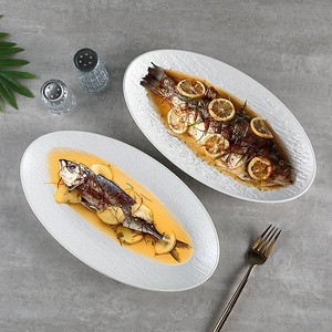 Bộ đĩa sứ gốm kiểu Bắc Âu mộc mạc dùng ngoài trời, nhà hàng, phục vụ ăn uống, bền, bộ đĩa sứ tối giản dùng cho tiệc tùng - Product Image 4