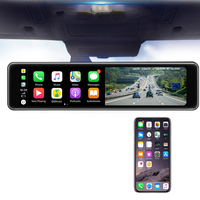 11.26 "Carplay Android Auto boîte noire de voiture Wifi sans fil Carplay Dash Cam double objectif caméra avant 2K arrière 1080p enregistreur vidéo de voiture