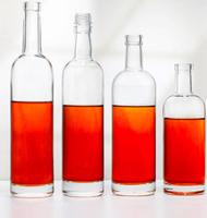 Flacons de parfum en verre transparent personnalisés de 33 cl et 500 ml avec marquage à chaud, emballés dans un carton écologique et recyclable, vente en gros