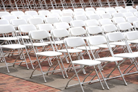 Fauteuils Pliants Blancs de Banquet Design Moderne pour Événements - Vente en Gros Usine