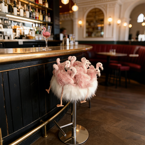 <span class=keywords><strong>Sgabello</strong></span> da Bar a Forma di Animale, Sedia Girevole con Sollevamento di Design Italiano, Arredamento di Lusso per Bancone Bar - Product Image 1