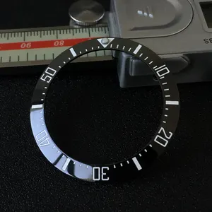 Sloped Ceramic Bezel insert Slopping bezel 40*31.8mm For RLX 116610 MOD watch parts (No Luminous)