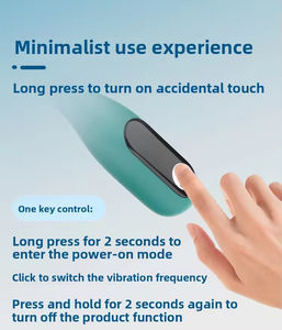 Vibrador silencioso mini USB femenino para punto G, juguete sexual para adultos con dildo de conejo y vibrador de dedo para orgasmos instantáneos. - Product Image 2