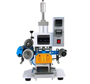 Équipement d'estampage automatique à chaud, feuille d'or et d'argent, Logo numérique automatique en cuir, machine d'estampage en relief