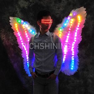 RICHSHINING Ailes d'ange LED personnalisées unisexes sexy, ailes de papillon lumineuses pour les défilés de mode - Product Image 4