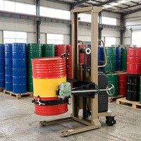 Prix usine Chine YL520A Benne basculante semi-électrique pour fûts, élévation 1,5 m, à débit contrôlé, pour fûts d'huile, avec variateur de vitesse