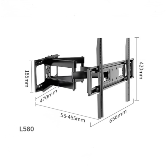 OEM ODM Heavy Duty TV Bracket Full-Motion Tilt Articulating TV Wall Mount for LED LCD 32 To70 Inch Screens