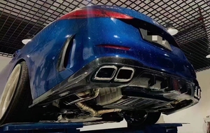 Thiết kế mới C-Class w206 sợi carbon phía trước môi phía sau khuếch tán với lời khuyên phía sau Spoiler bumpers Vent Chất lượng cao - Product Image 5