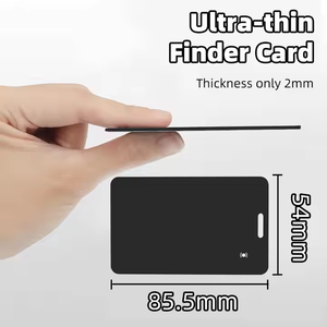 Traqueur de bagages ultra-mince étanche pour Find My Wallet Tracker Card Localisateur d'article de charge sans fil pour portefeuille - Product Image 5