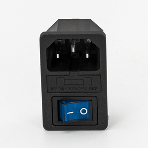 <span class=keywords><strong>3Pin</strong></span> IEC320 C14 modul Inlet Plug pria modul Soket Daya dengan Plug 5A saklar sekering pria soket daya 10A 250V untuk peralatan Lab - Product Image 5