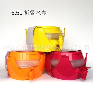 Bouteille d'eau pliable télescopique Chuncheng 5,5 L avec robinet pour les voyages en plein air, le camping et l'utilisation en voiture - Product Image 4