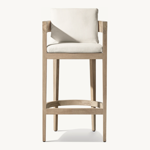 Mobilier d'extérieur Sassanid Tabouret de <span class=keywords><strong>bar</strong></span> et de comptoir <span class=keywords><strong>en</strong></span> <span class=keywords><strong>teck</strong></span> Balmain classique fabriqué <span class=keywords><strong>en</strong></span> <span class=keywords><strong>teck</strong></span> de qualité supérieure - Product Image 2