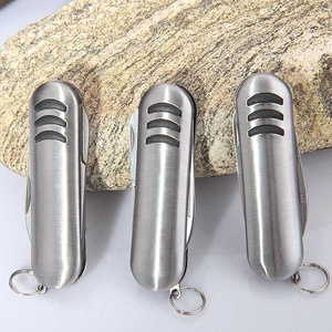 Couteau multifonctionnel <span class=keywords><strong>Sankai</strong></span> en acier inoxydable, couteau de camping pliable, cadeau - Product Image 2