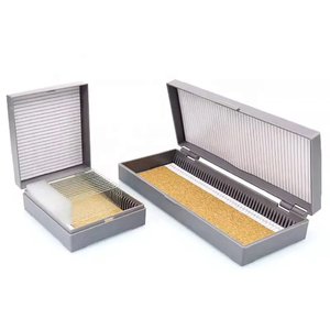 Boîte de rangement pour lames de <span class=keywords><strong>microscope</strong></span> en plastique de laboratoire, 25 emplacements - Product Image 4