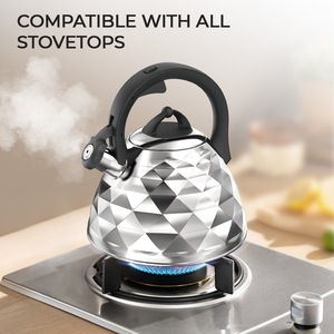 กาต้มน้ำสแตนเลส Winningstar 3 ลิตร พร้อมเสียงเตือนสำหรับใช้ในครัวเรือน - Product Image 3