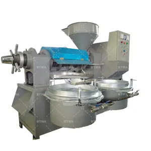 Équipement automatique de presse à huile 6YL-130 machine de presse à huile combinée de colza comment est l'huile de tournesol pressée à froid