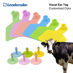 도매 동물 귀표시용 시각적 태그 맞춤형 색상 친환경 칩 없는 가축 귀표시 - Product Image 1