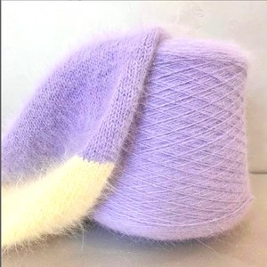 1/15NM 50% ANG 50% Nylon doux et moelleux Cultiver des poils de vison <span class=keywords><strong>Laine</strong></span> mélangée pour tricoter Pull - Product Image 1