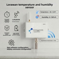 Capteur de température et d'humidité S21 LoRaWAN SHT35 IP64 avec batterie 5 ans, enregistreur sans fil de température et d'humidité relative pour la chaîne du froid industrielle et l'agriculture