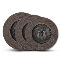 Disque à lamelles en oxyde d'aluminium de 115 mm, vente en gros, 40 # ~120 #   Outils abrasifs à dureté moyenne pour le meulage de l'acier inoxydable/du fer, compatibles OEM