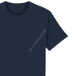 เสื้อยืดโอเวอร์ไซซ์สำหรับผู้ชายทรงหลวมสไตล์ฮิปฮอปสีทึบคอกลมแขนสั้นผ้าคอตตอน100% อินเทรนด์คุณภาพพรีเมียม - Product Image 6