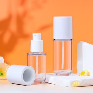 Frasco de Plástico Transparente <span class=keywords><strong>PETG</strong></span> de Parede Grossa 30ml 60ml 80ml 100ml para Cosméticos, Loção Protetora Solar, Tônico, Essência com Bomba Pressionadora - Product Image 2