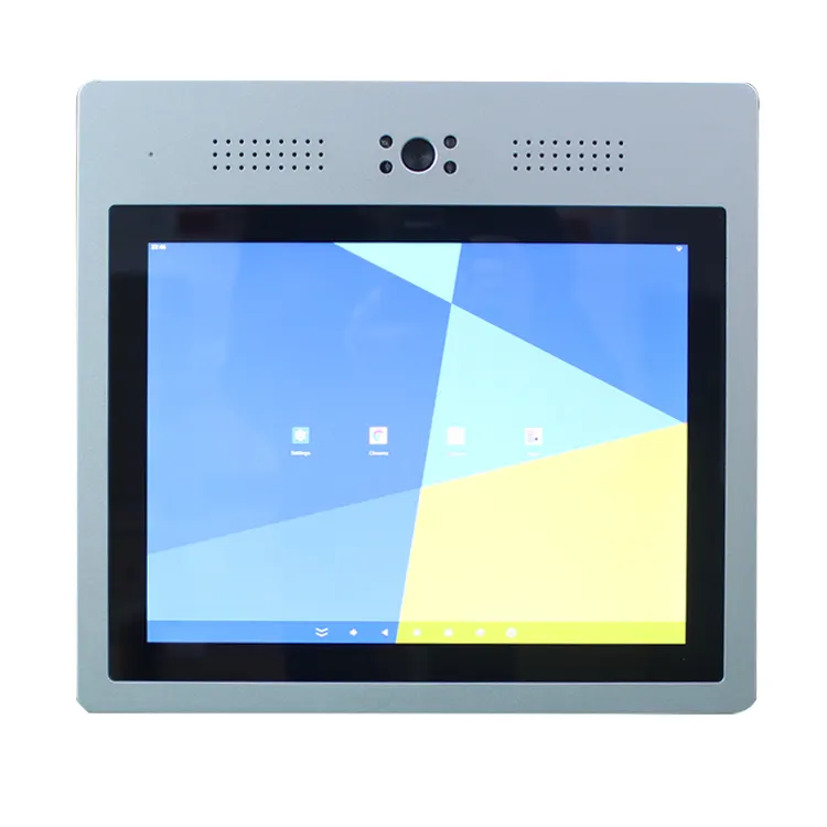 5MP HD Webcam endüstriyel dokunmatik ekran 12 inç kapasitif dokunmatik Tablet ile Poe