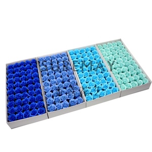 Geburtstags feier Dekoration Weihnachts geschenk Bouquet Weiße Seife Rose Blumen Kopf Hochwertige Hot <span class=keywords><strong>Sell</strong></span> Künstliche Hochzeit 1000 Pcs - Product Image 3