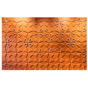 Gute Qualität Komplizierte laser geschnittene 3D-Wandplatte für Hotel fassaden Pop-Materialien PVC und WPC Design Metall verkleidung Wand paneel - Product Image 4