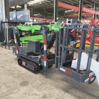 Plateforme élévatrice hydraulique autopropulsée multi-puissance Lemax LT16 pour extérieur, avec une hauteur maximale de 24 m et une protection de sécurité