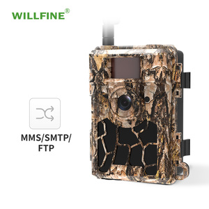 Caméra de surveillance de la faune WILLFINE avec énergie solaire 4G LTE <span class=keywords><strong>MMS</strong></span>/SMTP/FTP, visualisation à distance et sécurité extérieure pour les exploitations agricoles - Product Image 2