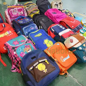 used bags bales premium 2nd second hand backpack bulk used branded ukay bundle mixed used school bags bales for kids children