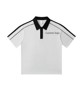 Camiseta Polo de Manga Corta para Hombre, Nueva Colección Verano 2026, Marca de Moda, Estilo Casual de Alta Gama con Cuello de Solapa a Rayas - Product Image 3