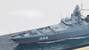 Décoration <span class=keywords><strong>de</strong></span> bureau amiral Gorshkov frégate <span class=keywords><strong>classe</strong></span> 1/700 marine russe 22350 - Product Image 6