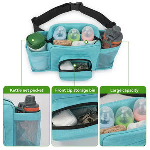 Riñonera para biberón al por mayor, riñonera multibolsillo para lactancia, organizador de almacenamiento de alimentación infantil portátil, riñonera de viaje para mamá - Product Image 4