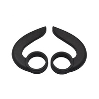 Crochets d'oreille en Silicone, accessoires colorés et personnalisés, 3 paires, cintre pour casque à dents bleues, 1 pièce