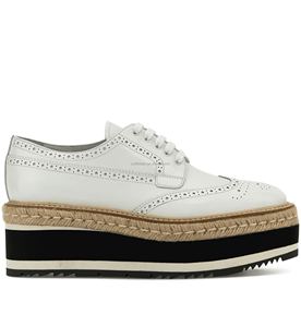 Mocassini con plateau con punta tonda e plateau <span class=keywords><strong>eleganti</strong></span> Sneakers in pelle di vitello riedizione 65 mm con punta alare <span class=keywords><strong>scarpe</strong></span> con plateau - Product Image 1