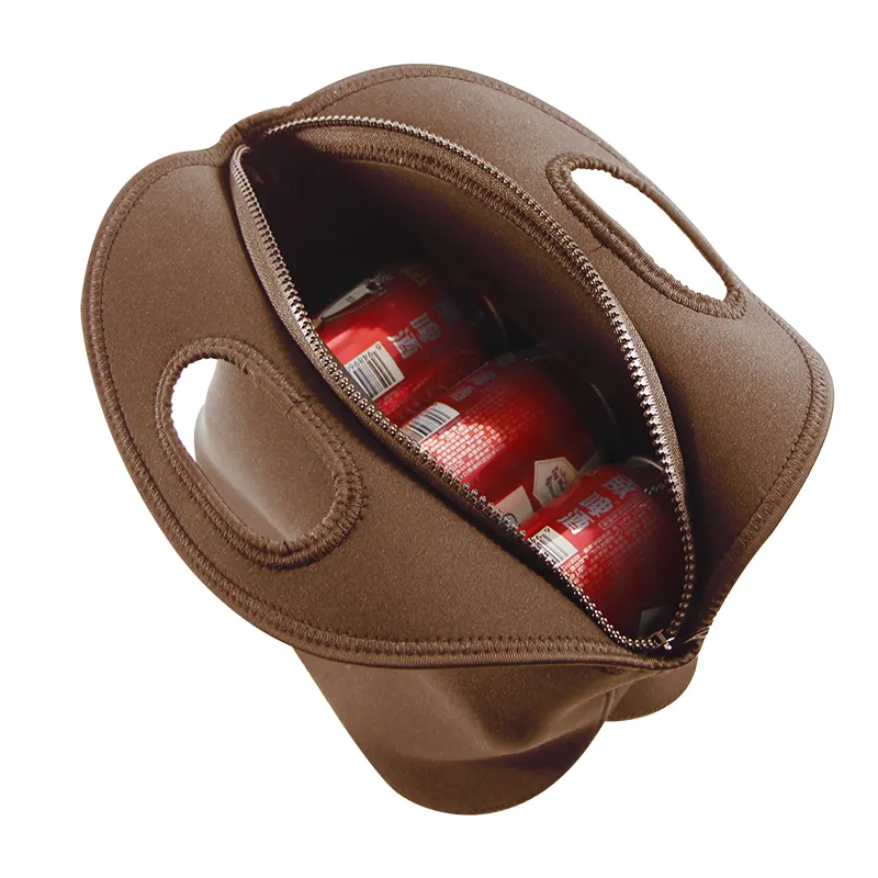 Individuelle Neopren-Lunchbeutel und Bierflaschenhalter für Reisen und Outdoor-Camping Spezialzweck-Tote-Beutel