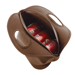 Individuelle Neopren-Lunchbeutel und Bierflaschenhalter für Reisen und Outdoor-Camping Spezialzweck-Tote-Beutel