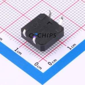 BX-TS-26-12126CJ Tactile Switch Through hole-4P,12x12mm Switch Single Pole Single Throw Round Button 2.6N Through Hole - Product Image 2