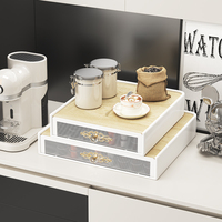 NOUVEAU Support de rangement en métal pour 24 capsules Dolce Gusto, boîte de rangement, support pour machine à café, seau de rangement pour capsules de café, tiroir de rangement