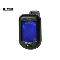 Vente en gros d'accessoires musicaux chromatiques/guitare/basse/violon/ukulélé Mini pince noire à écran LCD numérique accordeur de guitare à clip