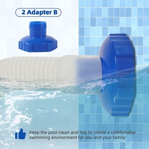Tuyau de skimmer + adaptateur pour piscine hors sol <span class=keywords><strong>Intex</strong></span> 25016, ensemble de pièces de rechange, outil de nettoyage et de purification pour piscine extérieure - Product Image 5