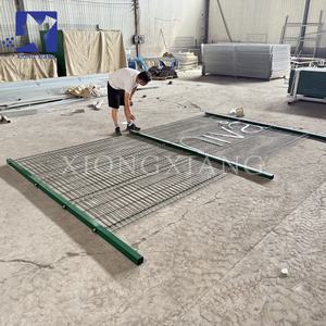 Clôture en fil métallique soudé incurvé en <span class=keywords><strong>3D</strong></span>, en acier, pour l'extérieur, facile à assembler, clôture en PVC, fournitures pour bâtiments de jardin - Product Image 4