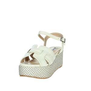Sandali con zeppa da donna Keys K-11081 bianchi con plateau e cinturini, scarpe estive - Product Image 6